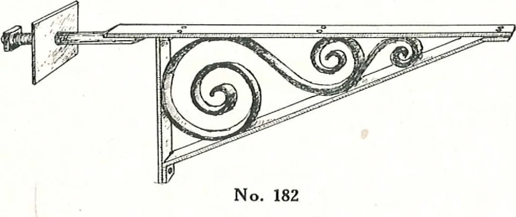 An illustration from Architectural, structural, ornamental iron and steel, 1916, leaf 23