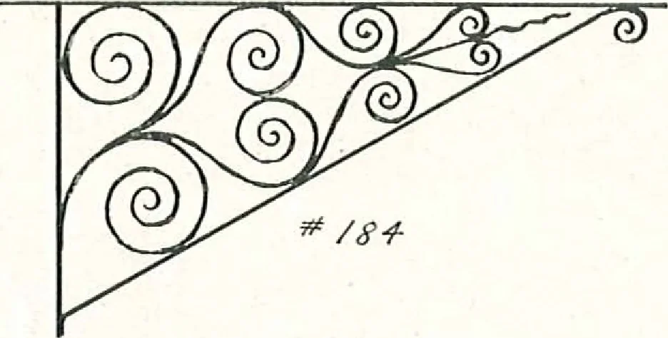 An illustration from Architectural, structural, ornamental iron and steel, 1916, leaf 24