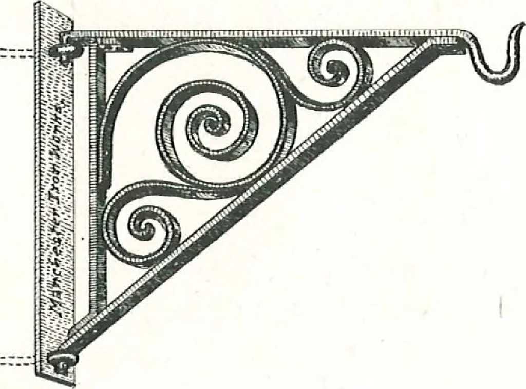 An illustration from Architectural, structural, ornamental iron and steel, 1916, leaf 26