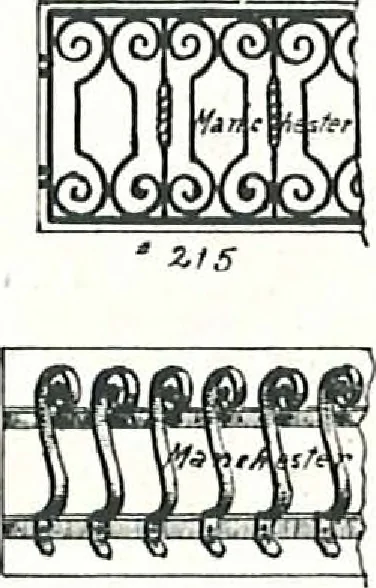 An illustration from Architectural, structural, ornamental iron and steel, 1916, leaf 27