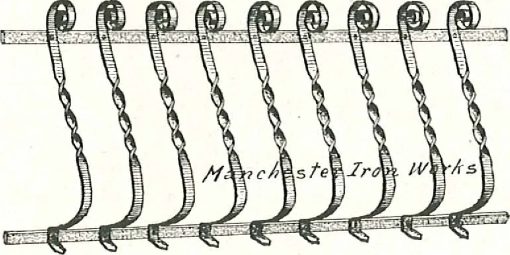 An illustration from Architectural, structural, ornamental iron and steel, 1916, leaf 29