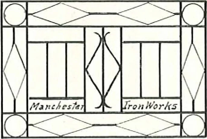 An illustration from Architectural, structural, ornamental iron and steel, 1916, leaf 30