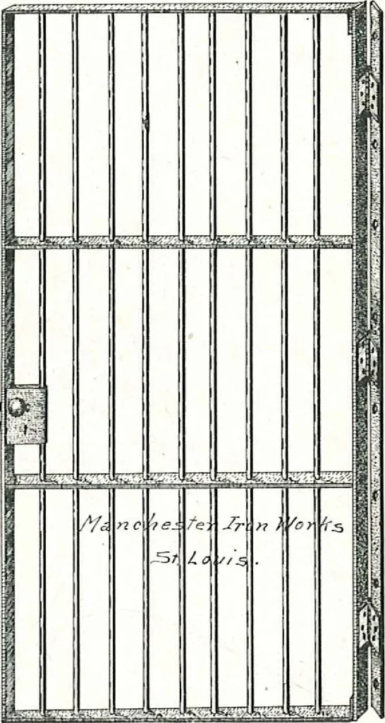 An illustration from Architectural, structural, ornamental iron and steel, 1916, leaf 31