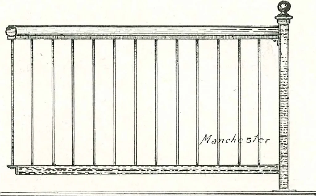 An illustration from Architectural, structural, ornamental iron and steel, 1916, leaf 33