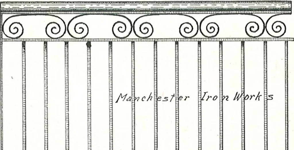 An illustration from Architectural, structural, ornamental iron and steel, 1916, leaf 35