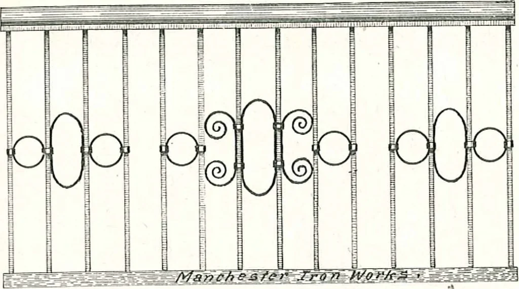 An illustration from Architectural, structural, ornamental iron and steel, 1916, leaf 37
