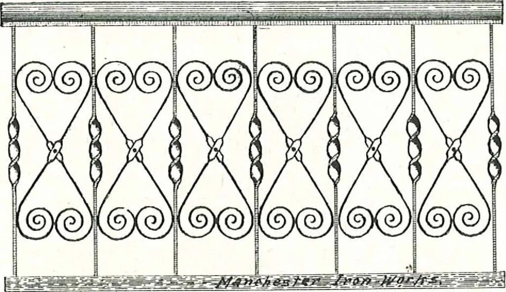 An illustration from Architectural, structural, ornamental iron and steel, 1916, leaf 38