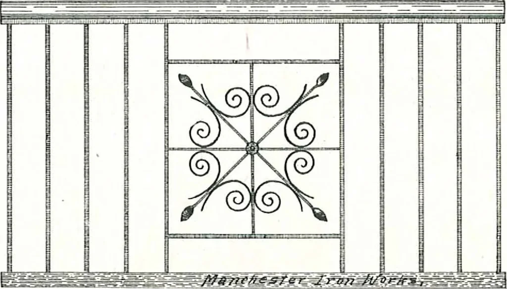 An illustration from Architectural, structural, ornamental iron and steel, 1916, leaf 39