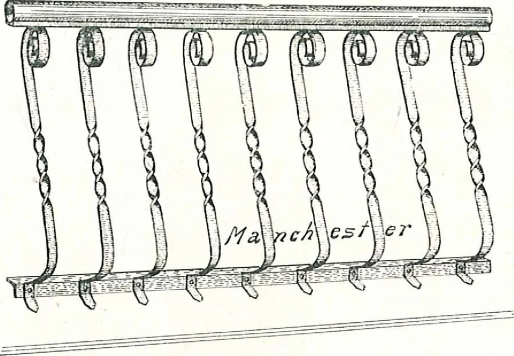 An illustration from Architectural, structural, ornamental iron and steel, 1916, leaf 42