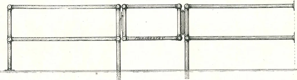 An illustration from Architectural, structural, ornamental iron and steel, 1916, leaf 49