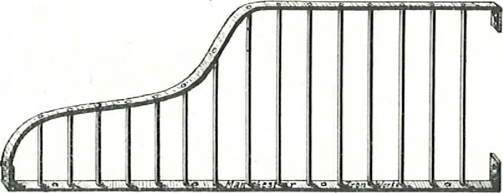 An illustration from Architectural, structural, ornamental iron and steel, 1916, leaf 51