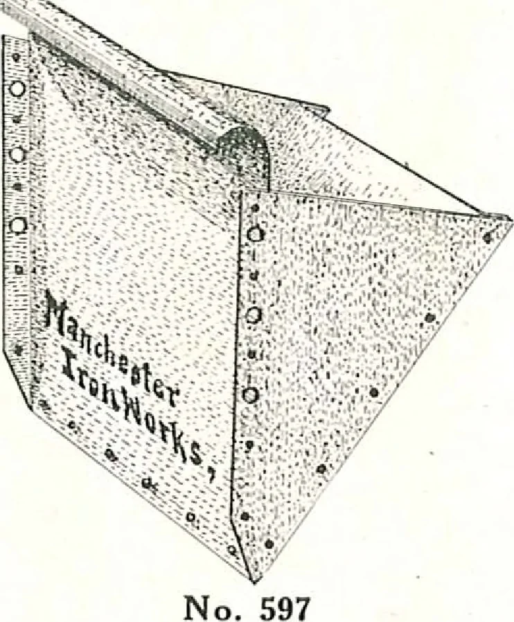 An illustration from Architectural, structural, ornamental iron and steel, 1916, leaf 53