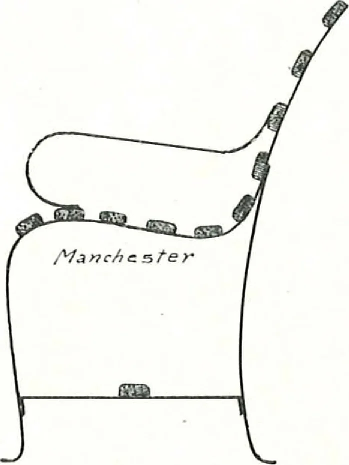 An illustration from Architectural, structural, ornamental iron and steel, 1916, leaf 55