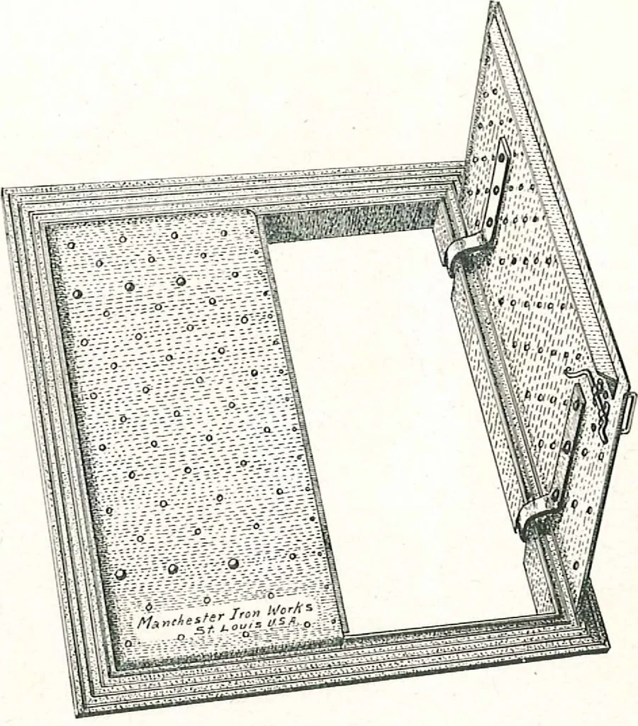 An illustration from Architectural, structural, ornamental iron and steel, 1916, leaf 6