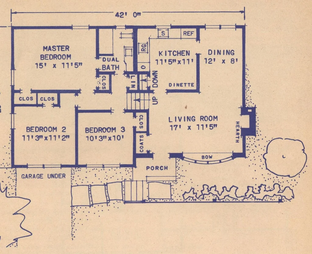 An illustration from Popular homes and plans, 23rd ed., 1963, leaf 8