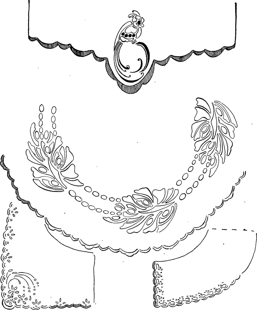 An illustration from Art in dress, with notes on home decoration, 1916, leaf 36
