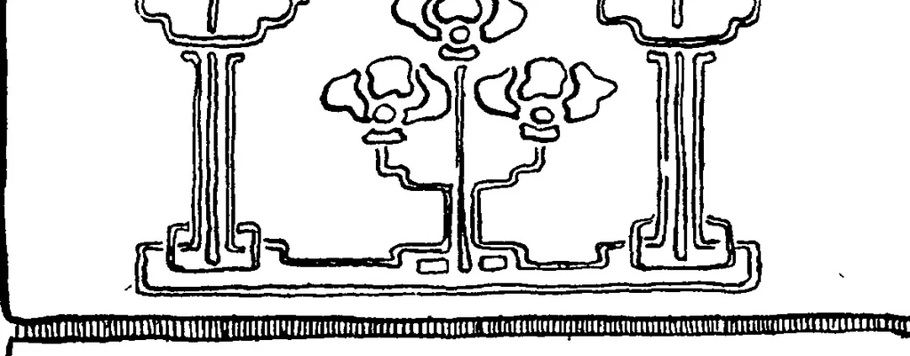 An illustration from Art in dress, with notes on home decoration, 1916, leaf 37
