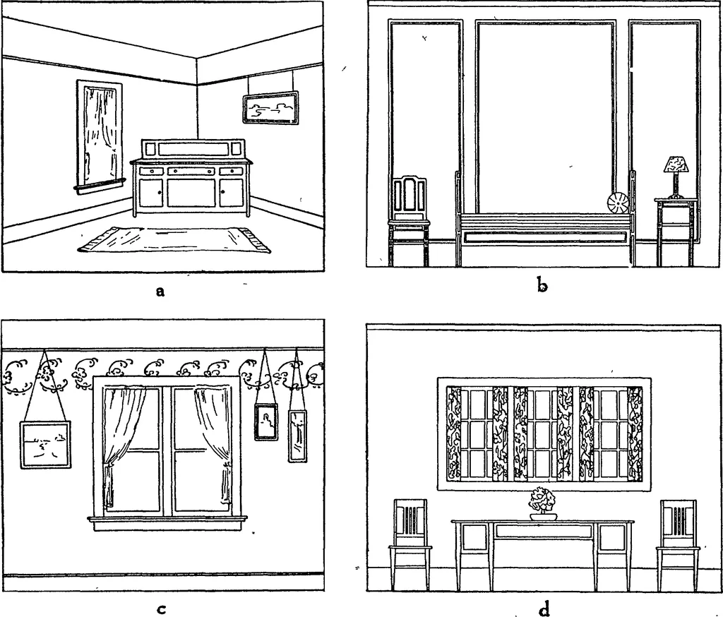 An illustration from Art in dress, with notes on home decoration, 1916, leaf 40