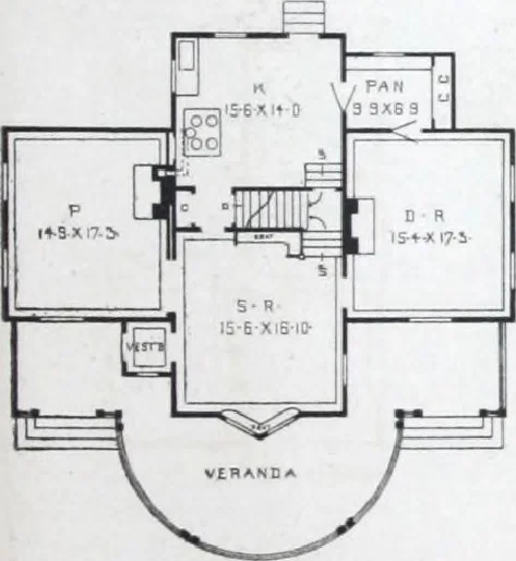 An illustration from Artistic homes / Herbert C. Chivers, architect., 1905, leaf 102