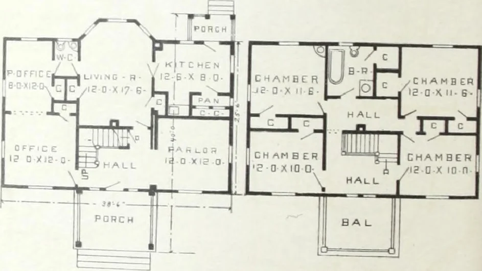 An illustration from Artistic homes / Herbert C. Chivers, architect., 1905, leaf 103
