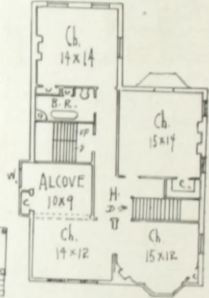 An illustration from Artistic homes / Herbert C. Chivers, architect., 1905, leaf 105