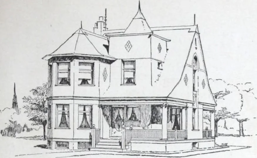 An illustration from Artistic homes / Herbert C. Chivers, architect., 1905, leaf 106