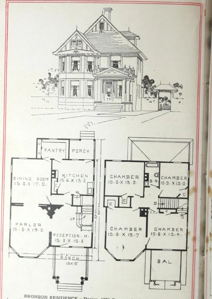 An illustration from Artistic homes / Herbert C. Chivers, architect., 1905, leaf 107