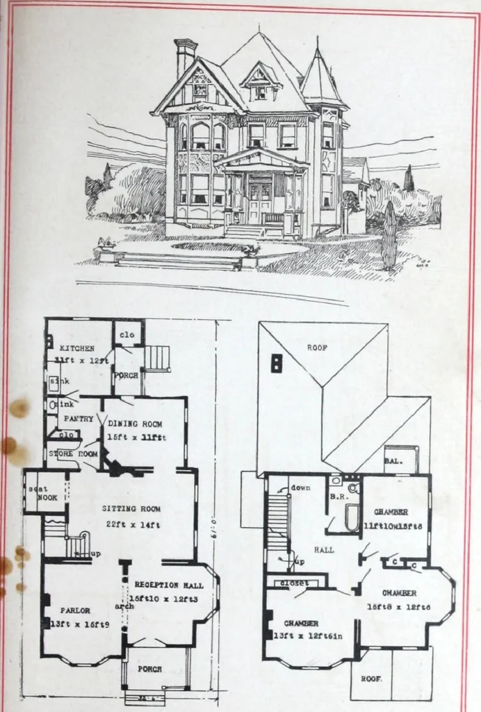 An illustration from Artistic homes / Herbert C. Chivers, architect., 1905, leaf 108