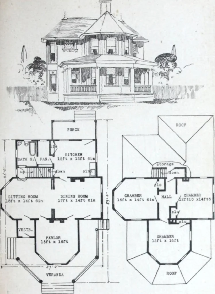 An illustration from Artistic homes / Herbert C. Chivers, architect., 1905, leaf 110