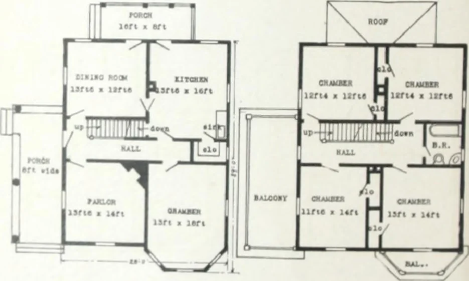 An illustration from Artistic homes / Herbert C. Chivers, architect., 1905, leaf 113