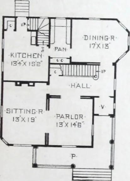 An illustration from Artistic homes / Herbert C. Chivers, architect., 1905, leaf 114