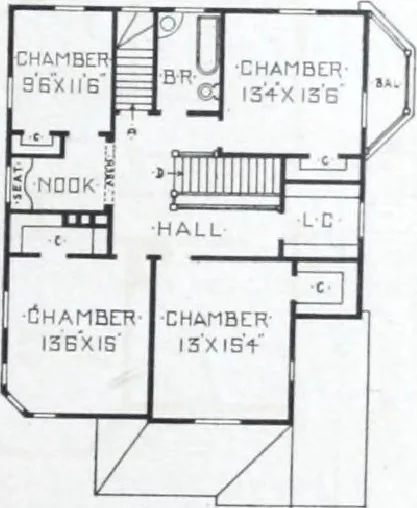 An illustration from Artistic homes / Herbert C. Chivers, architect., 1905, leaf 114