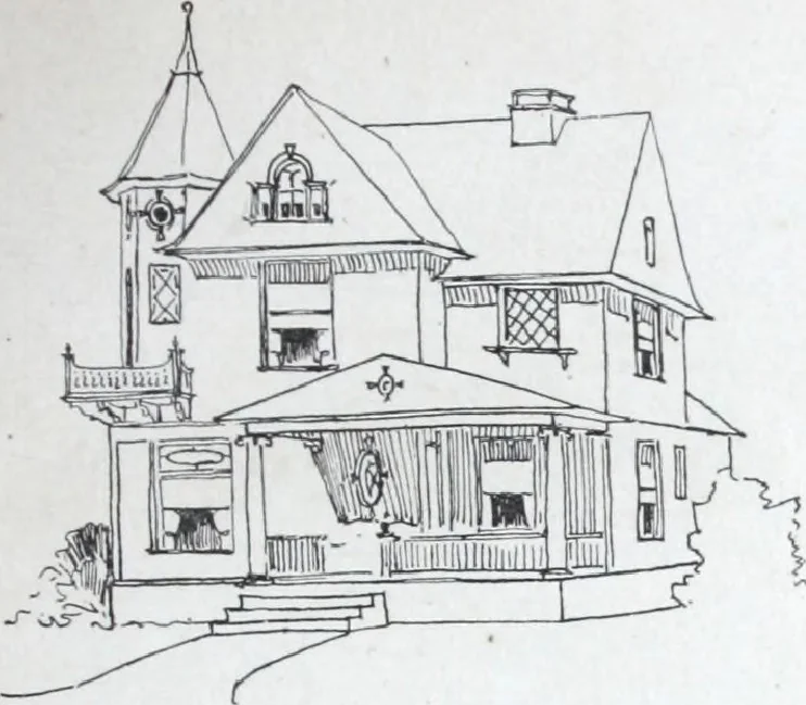 An illustration from Artistic homes / Herbert C. Chivers, architect., 1905, leaf 118