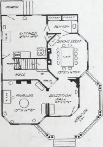 An illustration from Artistic homes / Herbert C. Chivers, architect., 1905, leaf 124