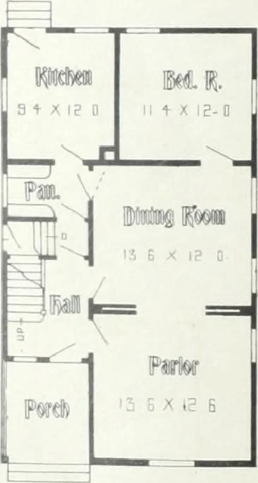 An illustration from Artistic homes / Herbert C. Chivers, architect., 1905, leaf 125
