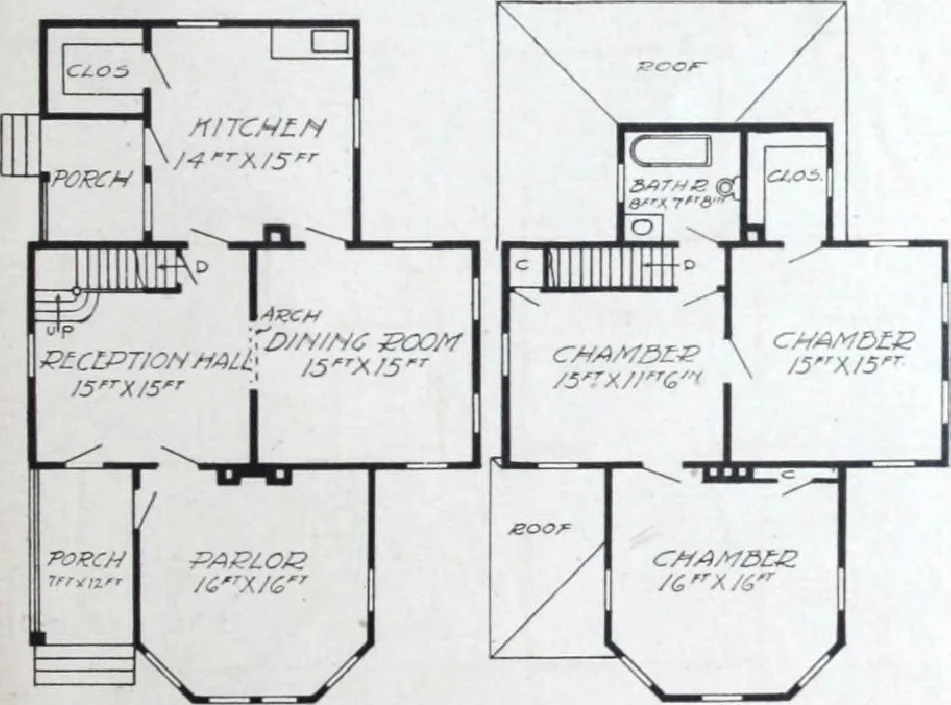 An illustration from Artistic homes / Herbert C. Chivers, architect., 1905, leaf 126