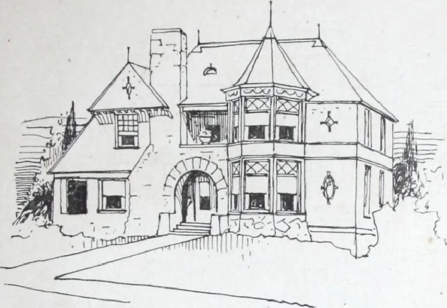 An illustration from Artistic homes / Herbert C. Chivers, architect., 1905, leaf 128