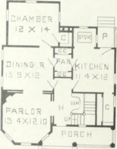 An illustration from Artistic homes / Herbert C. Chivers, architect., 1905, leaf 129