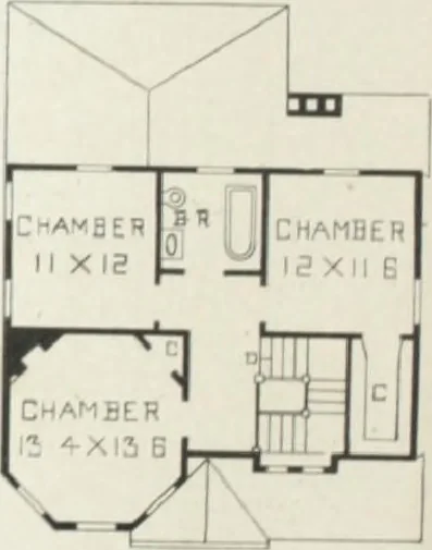 An illustration from Artistic homes / Herbert C. Chivers, architect., 1905, leaf 129