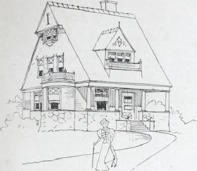 An illustration from Artistic homes / Herbert C. Chivers, architect., 1905, leaf 130