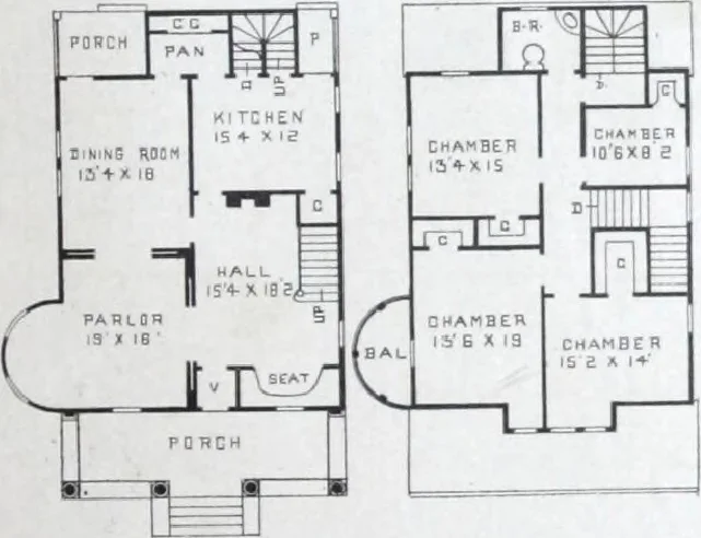 An illustration from Artistic homes / Herbert C. Chivers, architect., 1905, leaf 130