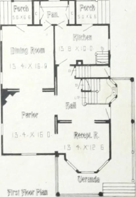 An illustration from Artistic homes / Herbert C. Chivers, architect., 1905, leaf 131