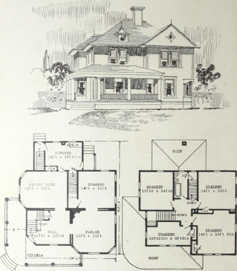 An illustration from Artistic homes / Herbert C. Chivers, architect., 1905, leaf 133