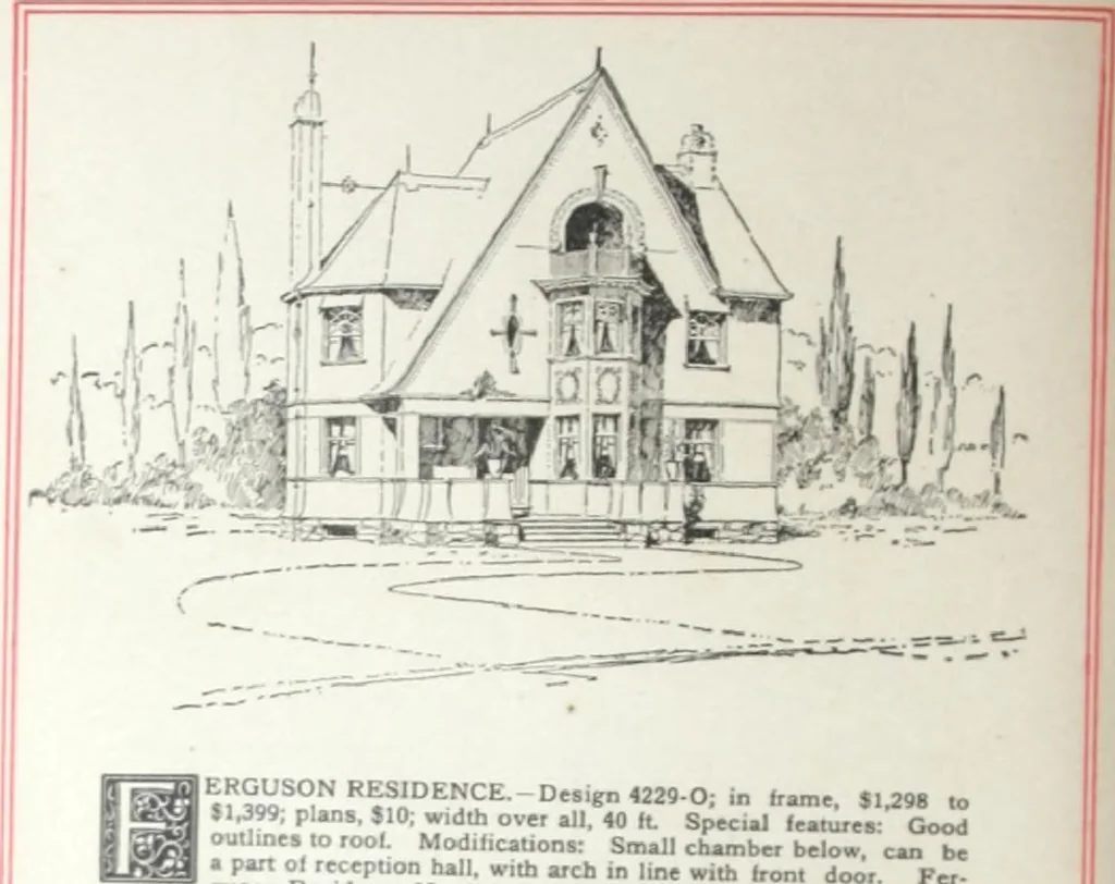 An illustration from Artistic homes / Herbert C. Chivers, architect., 1905, leaf 137