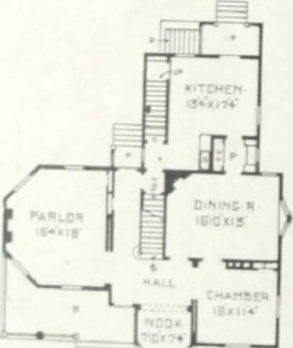 An illustration from Artistic homes / Herbert C. Chivers, architect., 1905, leaf 137