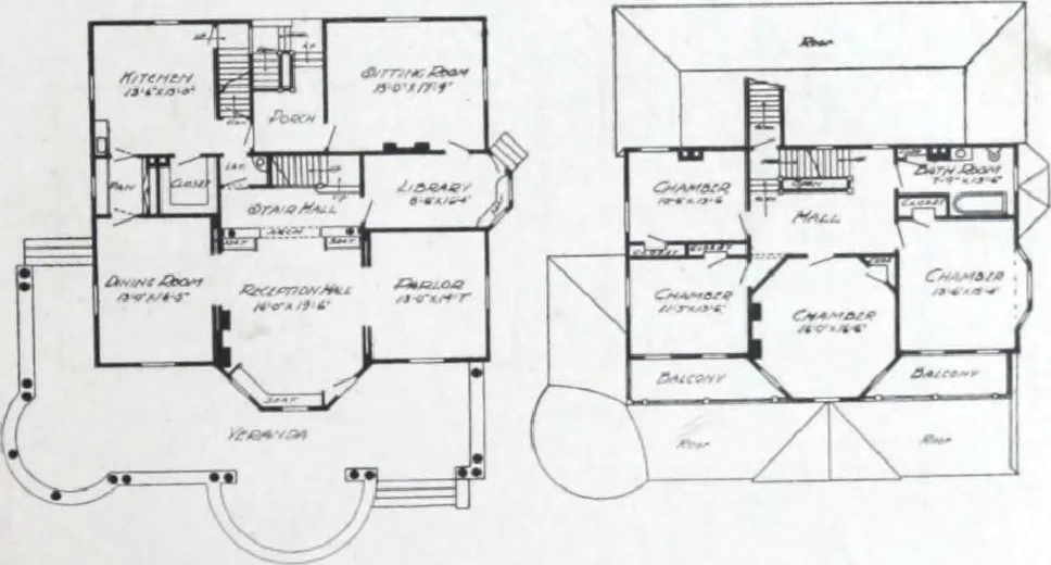 An illustration from Artistic homes / Herbert C. Chivers, architect., 1905, leaf 140