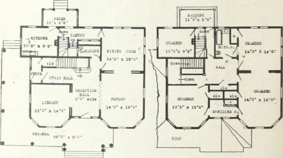 An illustration from Artistic homes / Herbert C. Chivers, architect., 1905, leaf 141