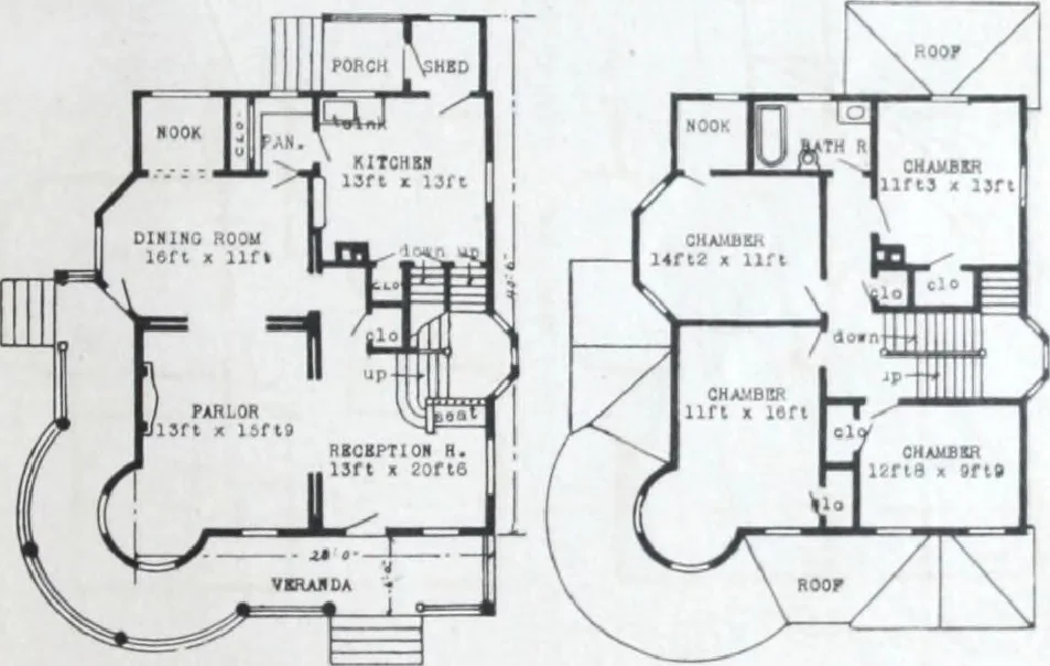 An illustration from Artistic homes / Herbert C. Chivers, architect., 1905, leaf 144