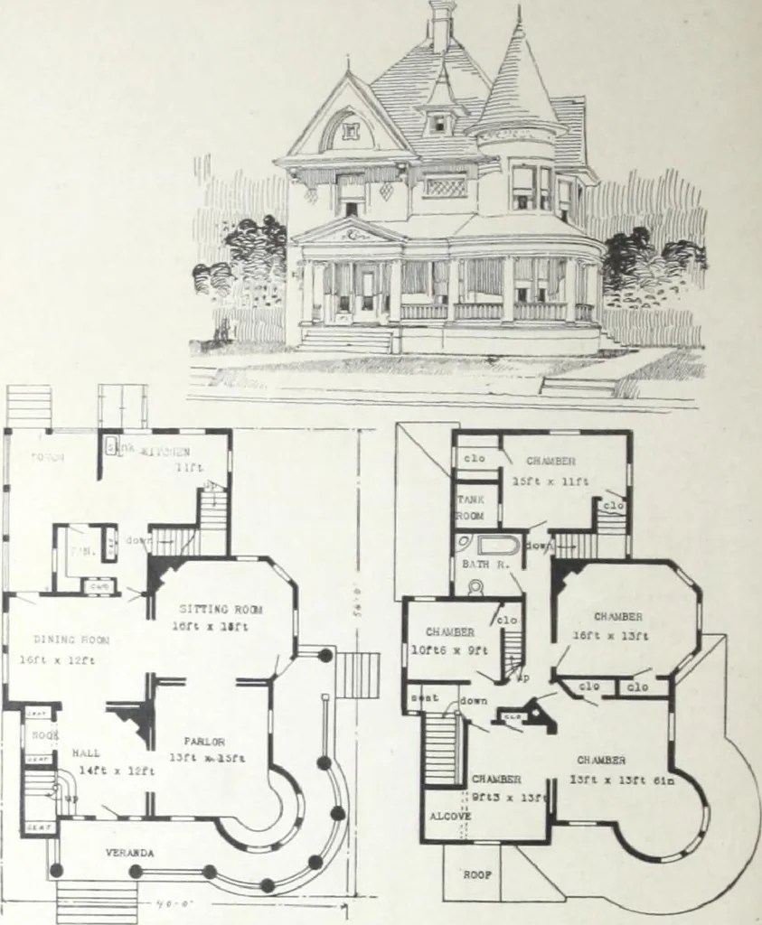 An illustration from Artistic homes / Herbert C. Chivers, architect., 1905, leaf 147