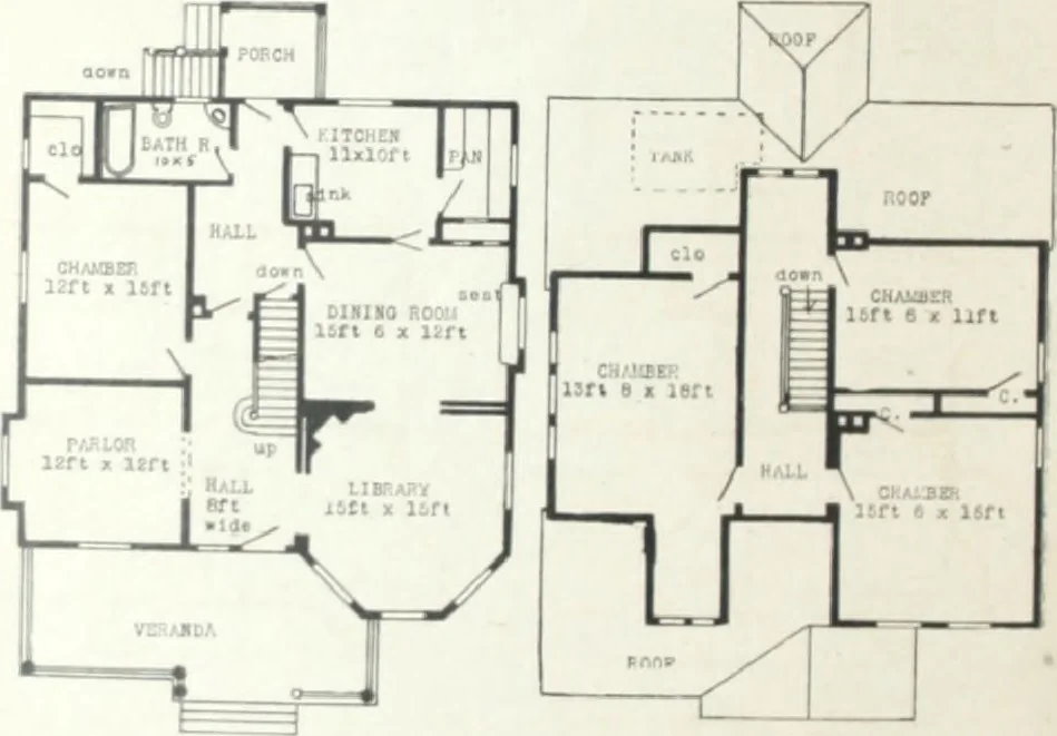 An illustration from Artistic homes / Herbert C. Chivers, architect., 1905, leaf 153